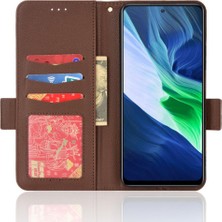 BDT Boutique Infinix Not 10 Için Kılıf Manyetik Yan Toka Cüzdan Kart Yuvaları Tutucu Pu (Yurt Dışından)