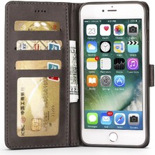 BDT Boutique Iphone 6/6s Buzağı Doku Yatay Çevir Deri Kılıf Kart Yuvaları (Yurt Dışından)