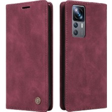 BDT Boutique Xiaomi 12T Flip Kapak Için Flip Case Darbeye Deri Kılıf Cüzdan Basit (Yurt Dışından)