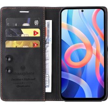 BDT Boutique Xiaomi Redmi Not 11 Için Flip Case 5g Cüzdan Deri Kılıf Kapak Çevirin (Yurt Dışından)