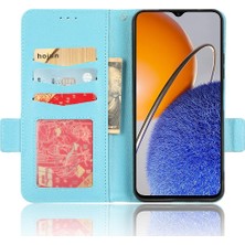 BDT Boutique Huawei Nova Y61 Manyetik Pu Deri Kart Yuvaları Tutucu Cüzdan Yan (Yurt Dışından)