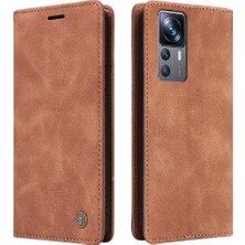 BDT Boutique Xiaomi 12T Flip Kapak Için Flip Case Darbeye Deri Kılıf Cüzdan Basit (Yurt Dışından)