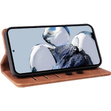 BDT Boutique Xiaomi 12T Flip Kapak Için Flip Case Darbeye Deri Kılıf Cüzdan Basit (Yurt Dışından)