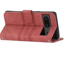 BDT Boutique Google Piksel 8 Darbeye Koruyucu Kickstand Pu Deri Için Flip Case (Yurt Dışından)