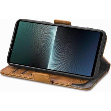 BDT Boutique Sony Xperia 1 V Çok Renkli Ekleme Iş Çoklu Kart Için Flip Case (Yurt Dışından)