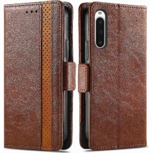 BDT Boutique Sony Xperia 10 V Çoklu Kart Yuvası Ekleme Cüzdan Çok Renkli Için Flip Case (Yurt Dışından)