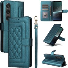 BDT Boutique Sony Xperia 1 V Için Flip Case Deri Kılıf Kapak Çevirin Cüzdan Basit (Yurt Dışından)