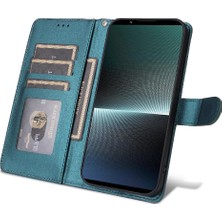 BDT Boutique Sony Xperia 1 V Için Flip Case Deri Kılıf Kapak Çevirin Cüzdan Basit (Yurt Dışından)