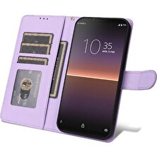 BDT Boutique Sony Xperia 10 Ii Için Flip Case Darbeye Cüzdan Kapak Çevirin Deri Kılıf (Yurt Dışından)