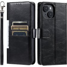 BDT Boutique Iphone 14 Için Flip Case 6 Kart Yuvaları Cüzdan Kickstand Pu Deri (Yurt Dışından)