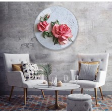 Emya Home Çiçekler Cam Tablo