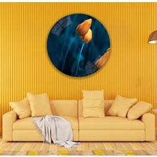 Emya Home Sarı Laleler Cam Tablo