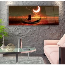 Emya Home Ayın Kızıllığı Cam Tablo