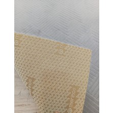 ERDEMİR HALI Rölyef Desen Gri  Halı Görünümlü Jel Taban Yolluk