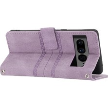 Google Piksel 8 Pro Cüzdan Kılıf Için Flip Case Darbeye Koruyucu Pu (Yurt Dışından)