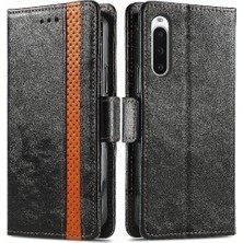 Sony Xperia 10 V Çoklu Kart Yuvası Ekleme Cüzdan Çok Renkli Için Flip Case (Yurt Dışından)