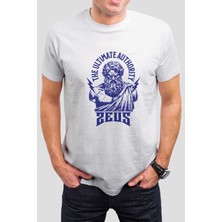 T-35 Zeus Baskılı Beyaz Unisex Tişört C403