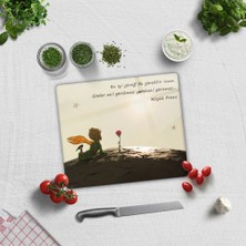 Decorita Cam Kesme Tahtası - Cam Kesme Tablası | Küçük Prens - Gözler | 29cm X 34cm