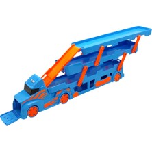 Farbu King Toys Yarış Parkurlu Taşıyıcı Tır Mavi 1033 Arabasız Mavi