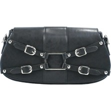 Sia Çanta  Sade Şık Omuz Askılı Bayan Baget Çanta