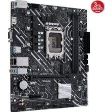 Asus Prıme H610M-K D4 Intel H610 LGA1700 Ddr4 3200 Dp HDMI M2 Usb3.2 Matx Asus 5x Protectıon Iıı