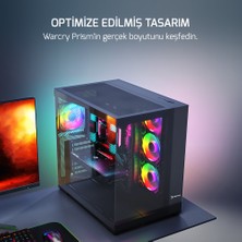 GamePower Warcry Prism 4xARGB Fan Cam ATX Gaming Kasa