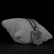 Emren Jewelry 925 Ayar Gümüş Fransız Aslanı Erkek Kolye