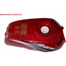 Motosvn Falcon Sk 100 Benzin Deposu Kırmızı