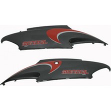 Motosvn Mondial 100-125 Rt Sele Altı Yan Kapak Fume Takım