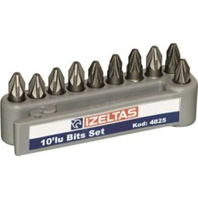 Tekno Trust Izeltaş Pozidriv Bits Set Pz3 25 mm Set