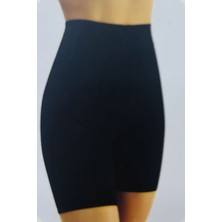Eros 1008 Kadın Lazer Kesim Short Korse -Siyah - -- M