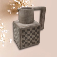 Hobyes Polyester Boyama Dekoratif Tasarım Sürahi Vazo