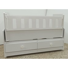 Çam İstanbul 2 Çekmeceli Sunta 60X120X89 Bebek Beşik Beyaz