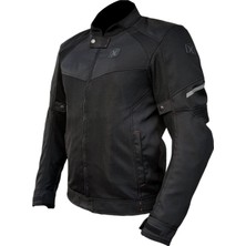 Xspeed X-Evo Yazlık Fileli Korumalı Motosiklet Montu Siyah 5XL Beden ile Güvenli Sürüş