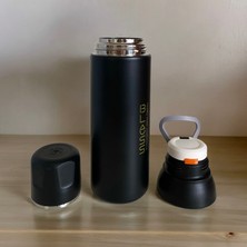Tarantula Yüksek Yalıtımlı Paslanmaz Çelik Bardaklı Siyah Sıcak/soğuk 700 ml Termos