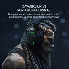 Gamepower Kai Titanium x Siyah Manyetik Pad Gaming Kulaklık