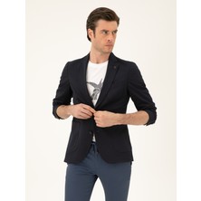 Cacharel Erkek Lacivert Slim Fit Spor Ceket 50284617-VR033