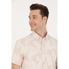 U.S. Polo Assn. Erkek Taş Gömlek Kısa Kollu 50263878-VR049