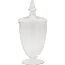 The Mia Ayaklı Cam Saklama Kabı 24 cm