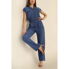 Vio Shine  Kadın Cepli Katyonik Dokuma Ikili Takım