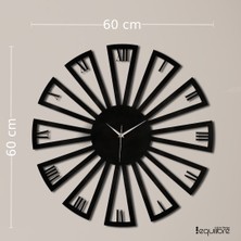 Equilibre Art Design Girassol Dekoratif Metal Duvar Saati