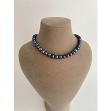 Büyük Siyah Gerçek İnci Kolye