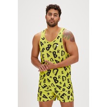 Bad Bear Bling Yeşil Erkek Atlet