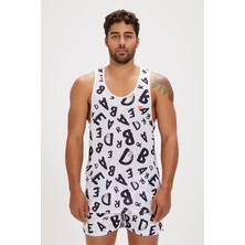 Bad Bear Bling Beyaz Erkek Atlet