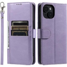 MY Boutique1 Iphone 15 Için Flip Case Artı Cüzdan Kickstand Pu Deri 6 Kart Yuvaları (Yurt Dışından)