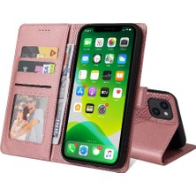 MY Boutique1 Iphone 14 Için Flip Case Premium Deri Iki Kart Yuvaları Premium Deri (Yurt Dışından)