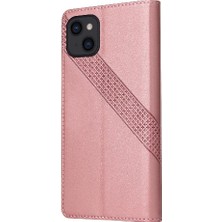 MY Boutique1 Iphone 14 Için Flip Case Premium Deri Iki Kart Yuvaları Premium Deri (Yurt Dışından)