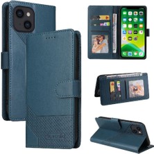 MY Boutique1 Iphone 14 Için Flip Case Premium Deri Iki Kart Yuvaları Premium Deri (Yurt Dışından)