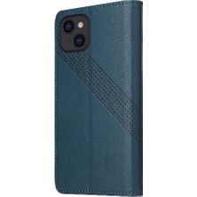 MY Boutique1 Iphone 14 Için Flip Case Premium Deri Iki Kart Yuvaları Premium Deri (Yurt Dışından)