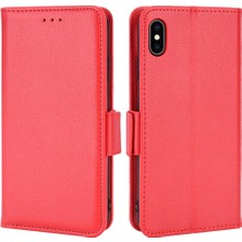 MY Boutique1 Iphone X/xs Kart Yuvaları Tutucu Pu Deri Yan Toka Cüzdan (Yurt Dışından)